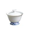 Celadon Ruyi Ercai Covered Bowl High Tea Bowl Home Chinese Large Single Ceramic Tea Brewing Kung Fu Tea Set