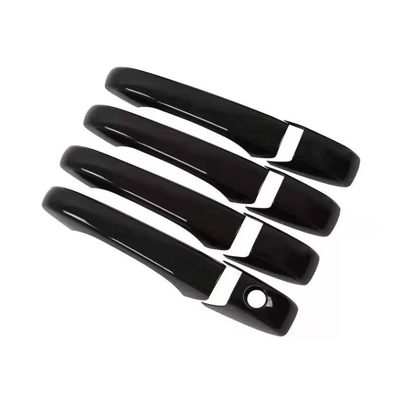 Door Handle Cover For Jeep Grand Cherokee WK2 2011- Carbon Fiber Car Protective Film Decorate Accessories Stickers