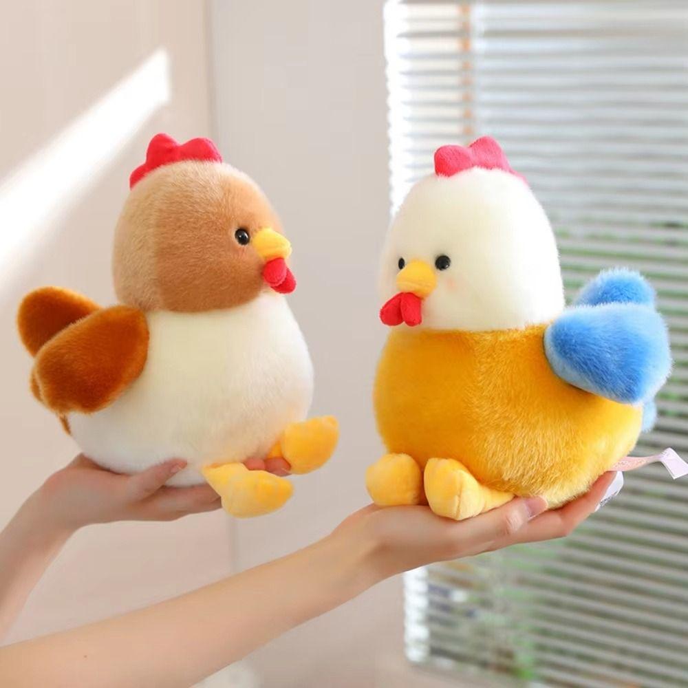 Poupée en peluche poulet réaliste Mignon coq poule jouet en peluche Poulet jouet en peluche Décoration de maison