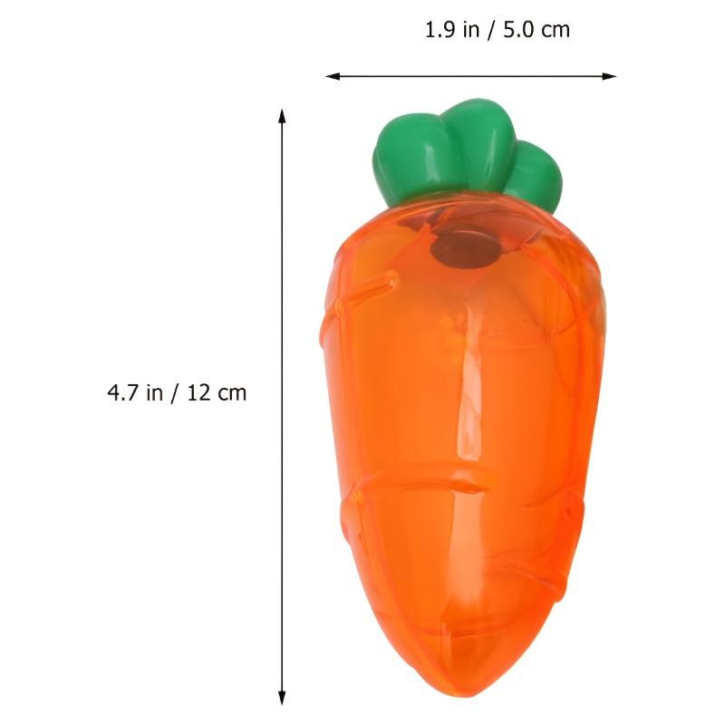 10pcs Carrot-Shape Party Table Centerpiece Plastic Fillable Carrot-Shape Container with Lid Easter Carrot Snack Gift Box Wedding