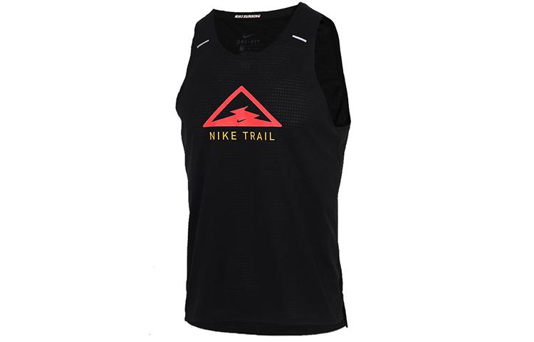 Nike Tank Tops Men s Black Crew Neck Moderate Racerback CT7371-010 S