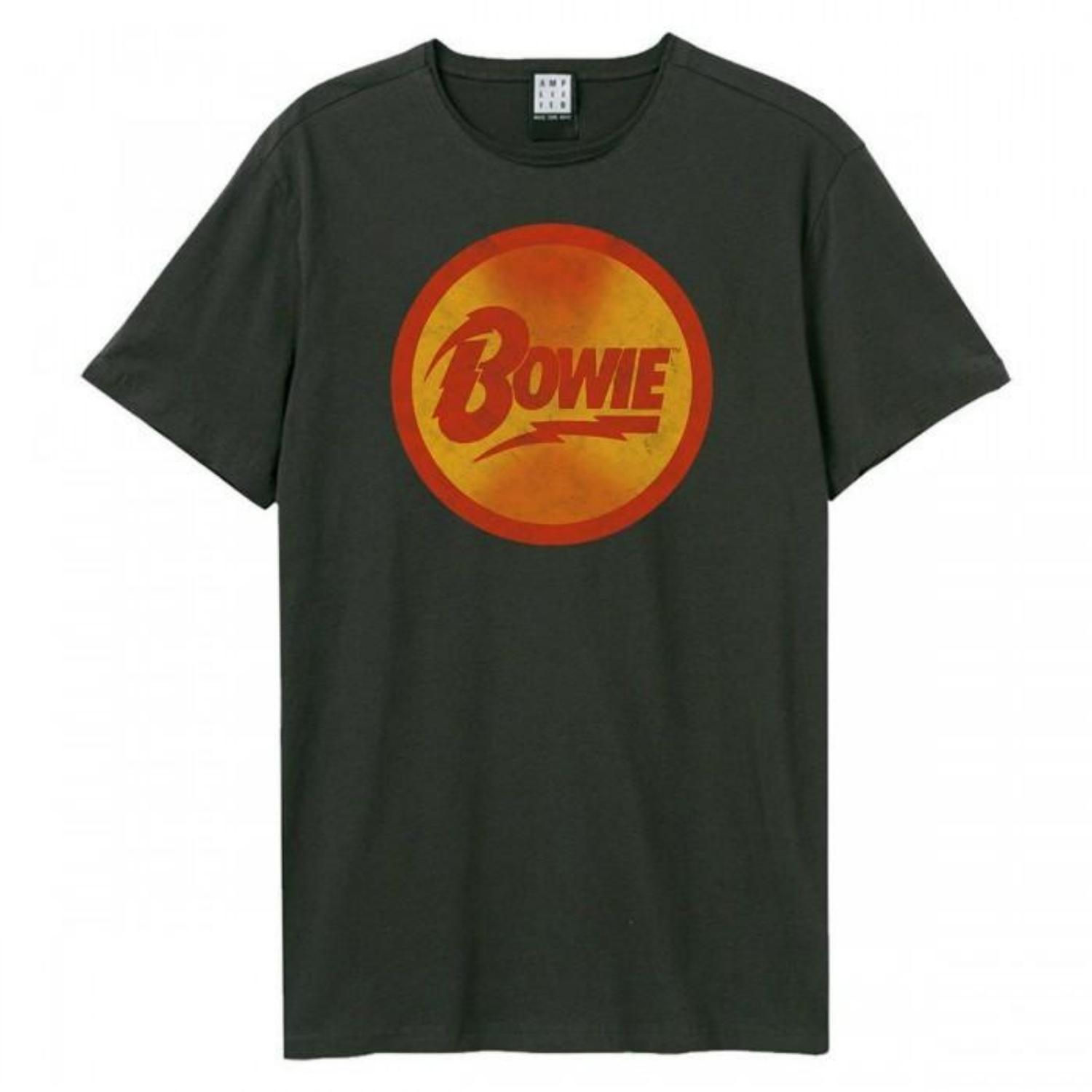 Amplified Unisex Adult Diamond Dogs Tour 1974 North America David Bowie T-Shirt S