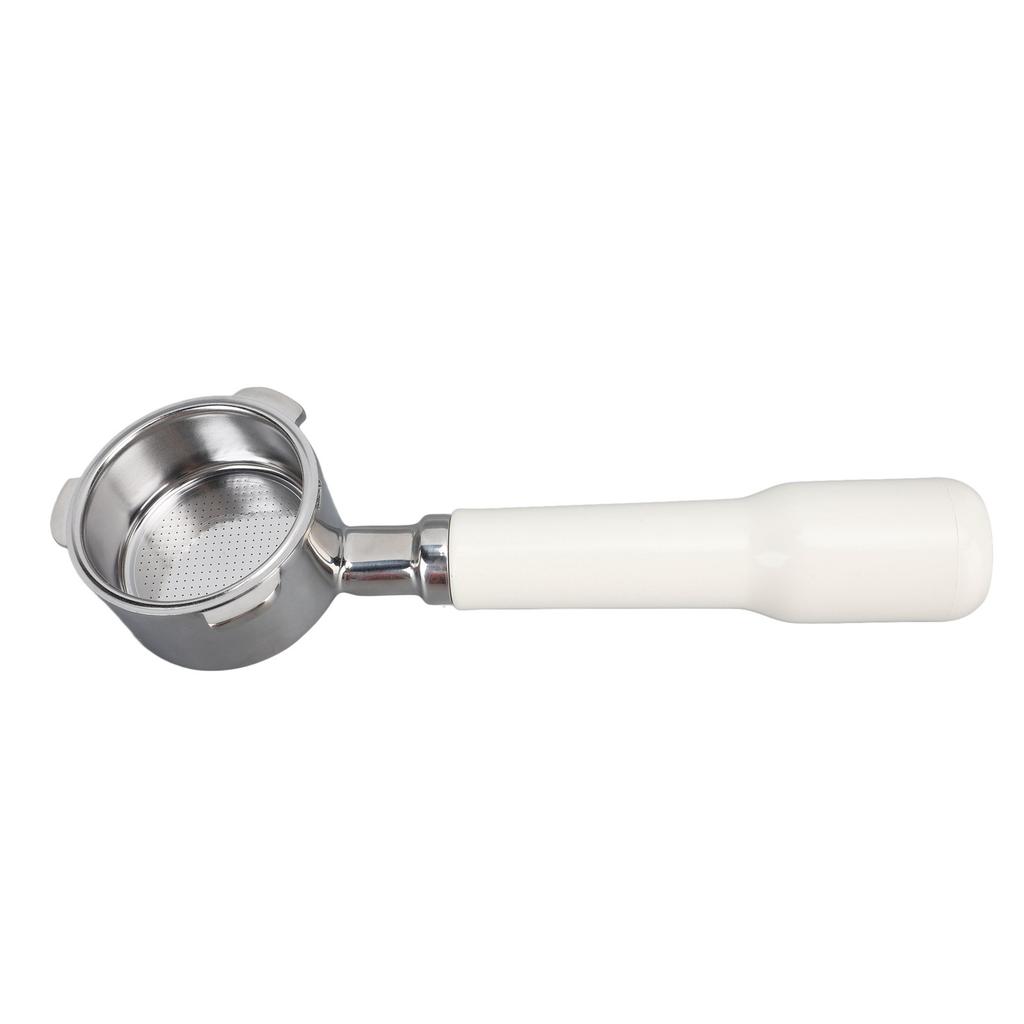 Bottomless Portafilter 51mm 3 Ears Stainless Steel Coffee Portafilter for 6001 5403 KF5400 White