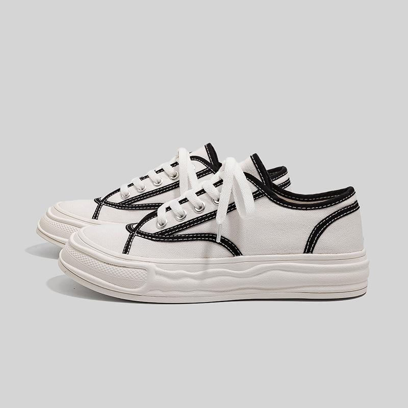 New Spring and Autumn Little White Shoes Women's Flat Casual Trendy Women's Student Board Shoes Canvas Shoes