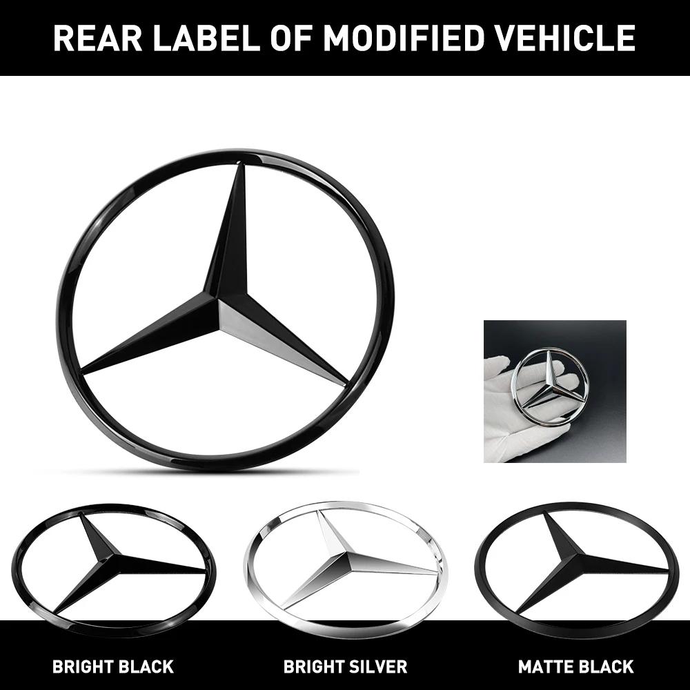 GLC GLB 1pc 8cm ABS Car Rear Decal Trunk Emblem Sticker Buckle for Mercedes Benz CLS350 CLS400 CLS500 CLS550 CLS63 AMG S W218 2