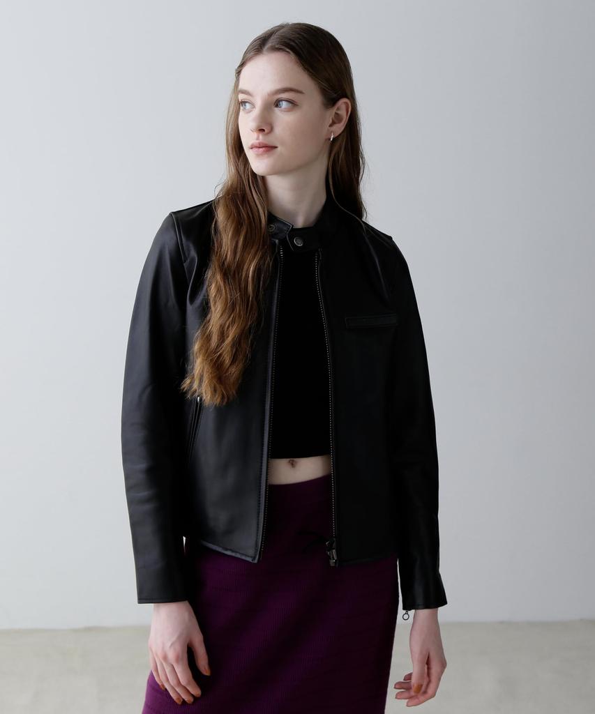 AVIREX Sheep Single Riders F Exclusive Men's Jacket, 010, Black, 783-4950023, WEB&DEPOT