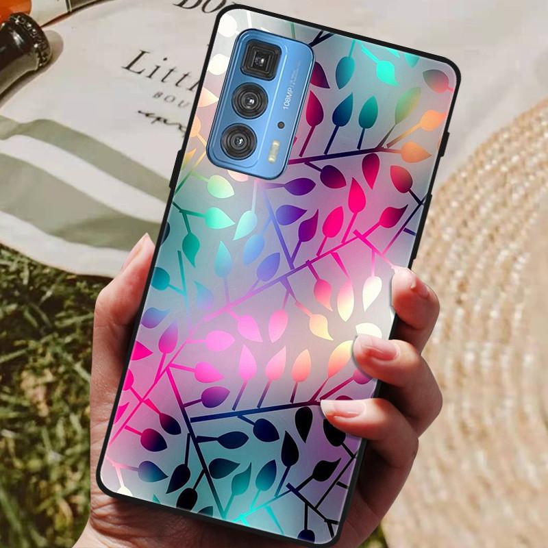 Für Motorola Moto Edge 20 Pro Hülle Weiche TPU Silikon Rückseite für Motorola Moto Edge S 20 Pro 5G Handyhüllen Mode Coque