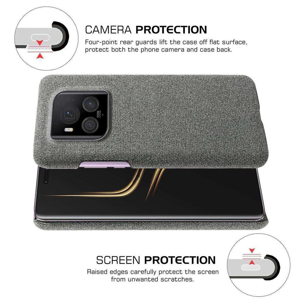 For Honor Magic6 Ultimate 5G Case Cloth+PC Anti-Slip Shockproof Phone Cover