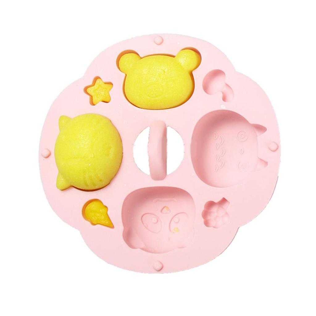 Silicone Mold DIY Animals Shape Design Baby Birthday Fondant Moulds Cake Decorating Tools Candy Chocolate Molds 6 Styles