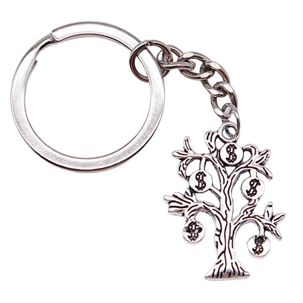 Tree Of Life Klíčenky Ozdoby Předměty Výroba šperků Velikost prstenu 28 mm
