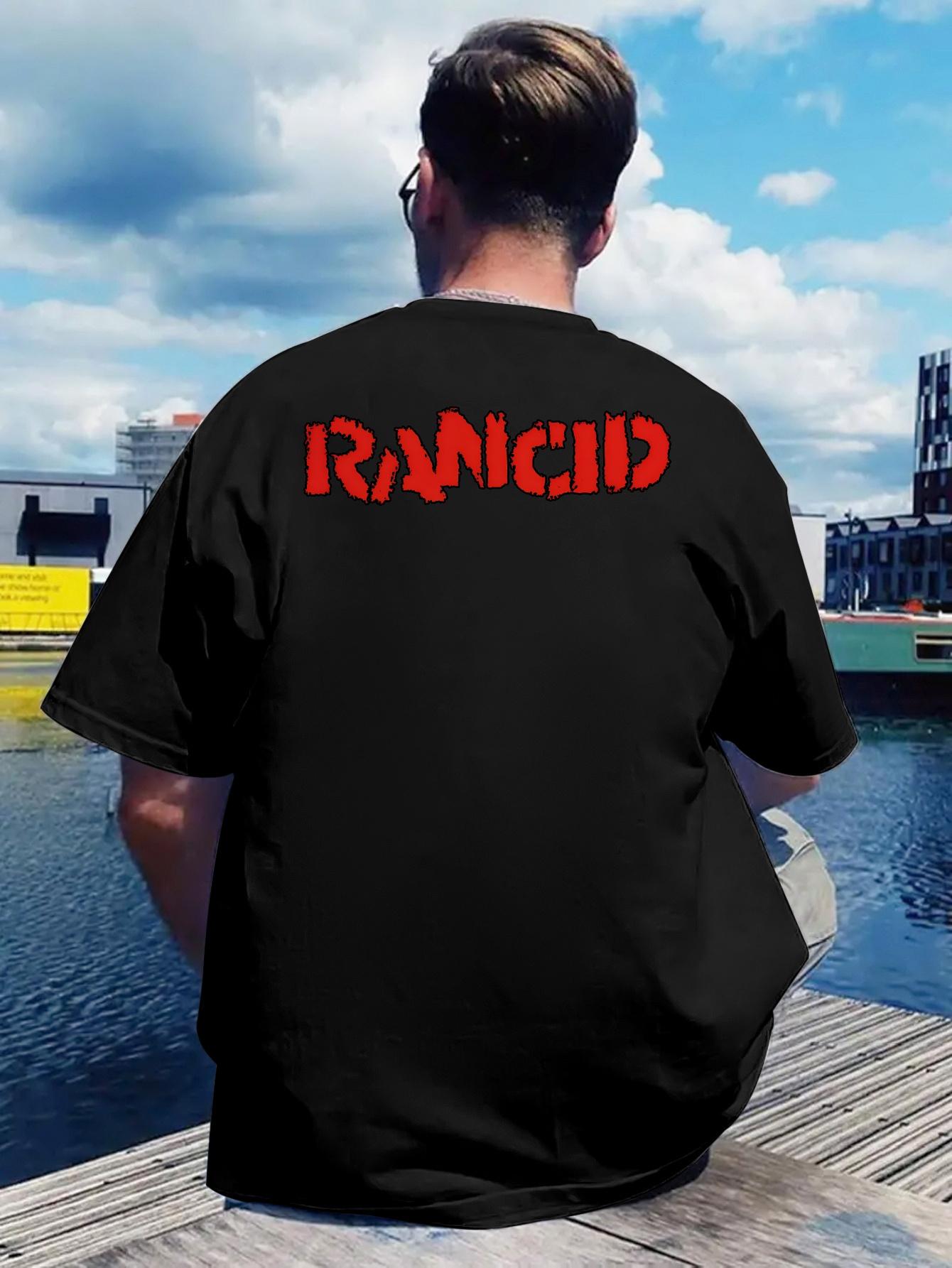 Vintage Rock Band Graphic T-shirt -  RANCID  Print L