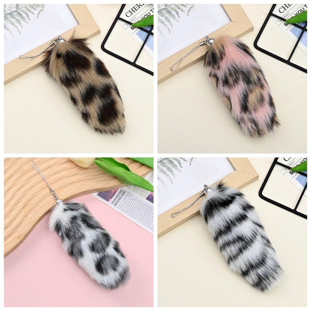 Backpack Plush Tail Keyring Key Holders Pompom Pendants Fashion Animal Tails Keychain  Car Charms