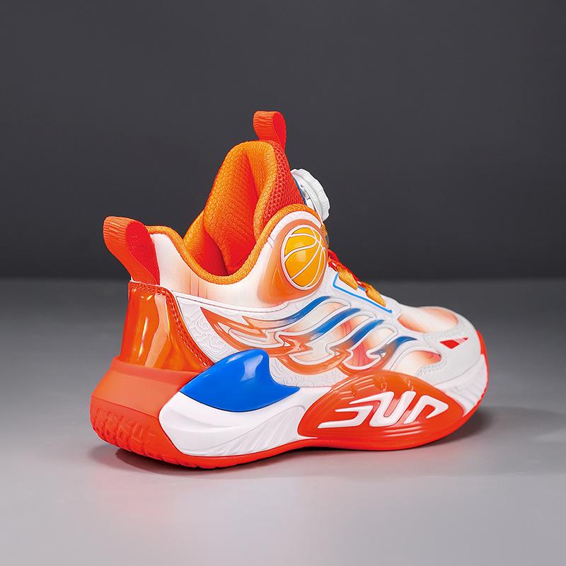 Girls' Shock-Absorbing Sports Shoes - Autumn/Winter Style - Basketball & Running Shoes for Medium to Large Children