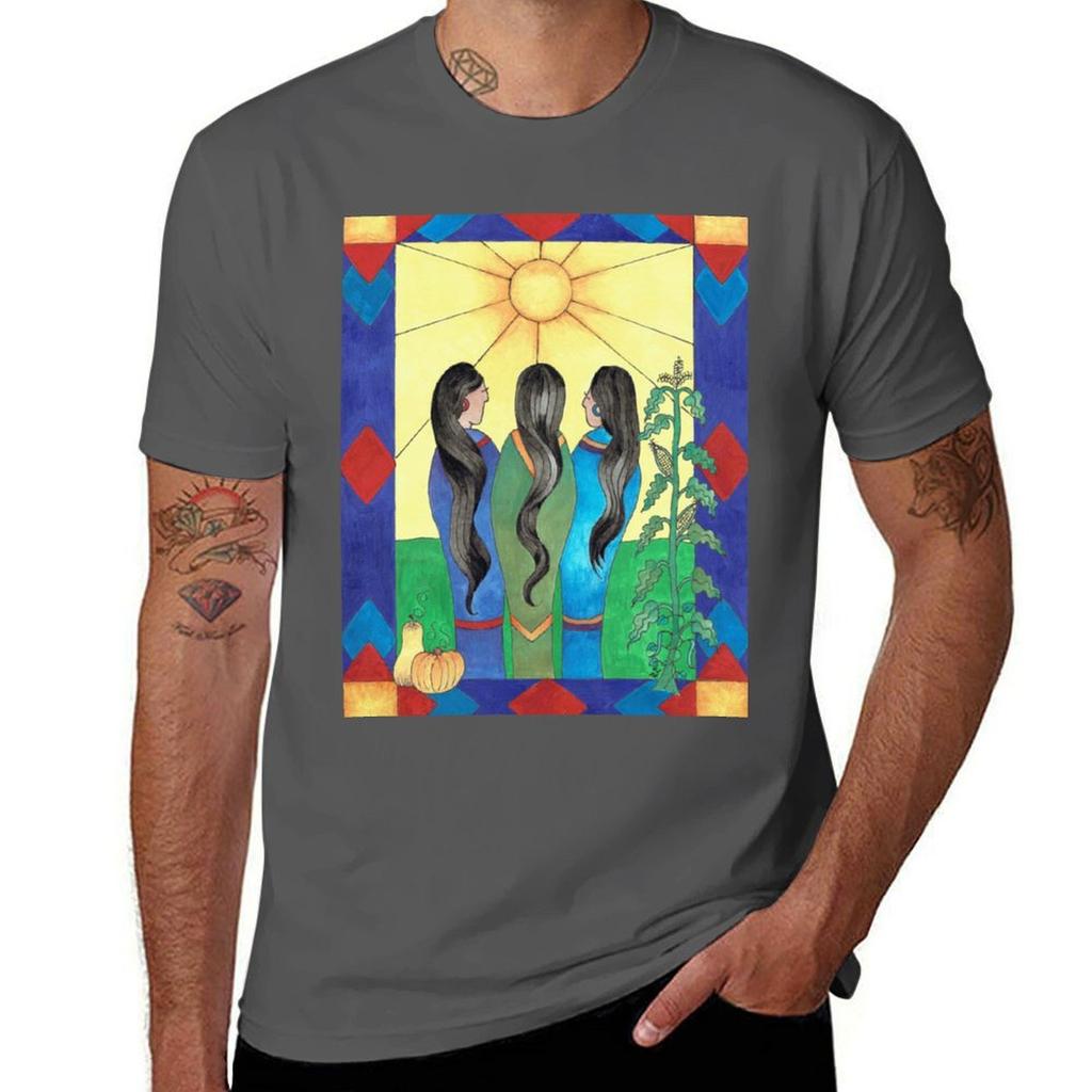 Three Sisters IV TShirt Basic Daily Outfit Short Sleeve Tee