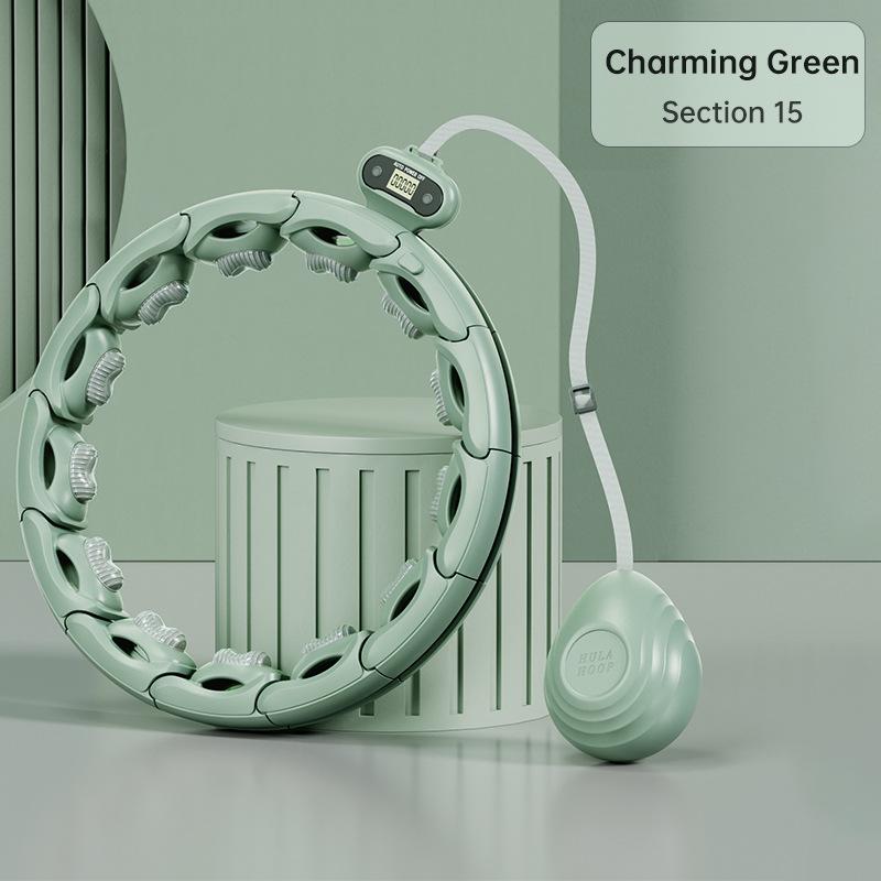 Damen Smart Magnetischer Hula Hoop - Abnehmbar, Verdickt, Taillenfreundlich zur Bauchreduktion und Gewichtsabnahme