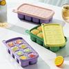 Silicone Ice Cube Tray Multifunctional Silicone Molds Ice Cube Maker Ice Cube Tray Ice Cube Moulds with Lid for Ice