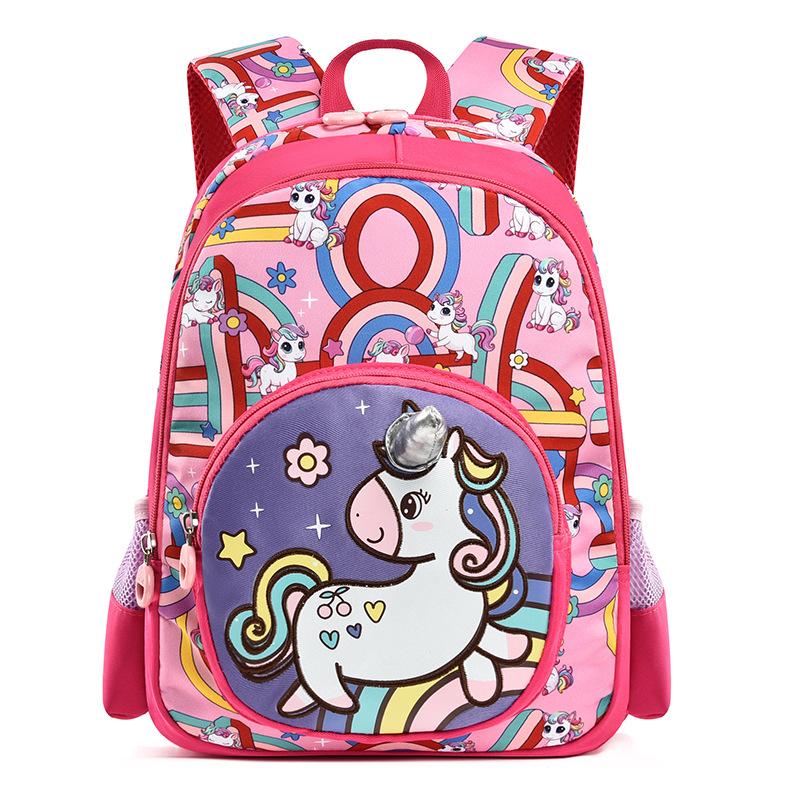 School Bag New Cute Versatile Spine Protection Backpack Lightweight Children's Bag