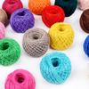 Color Hemp Rope Diy Hand-Woven Decorative Retro Style Photo Clip Jute Rope 50 Meters