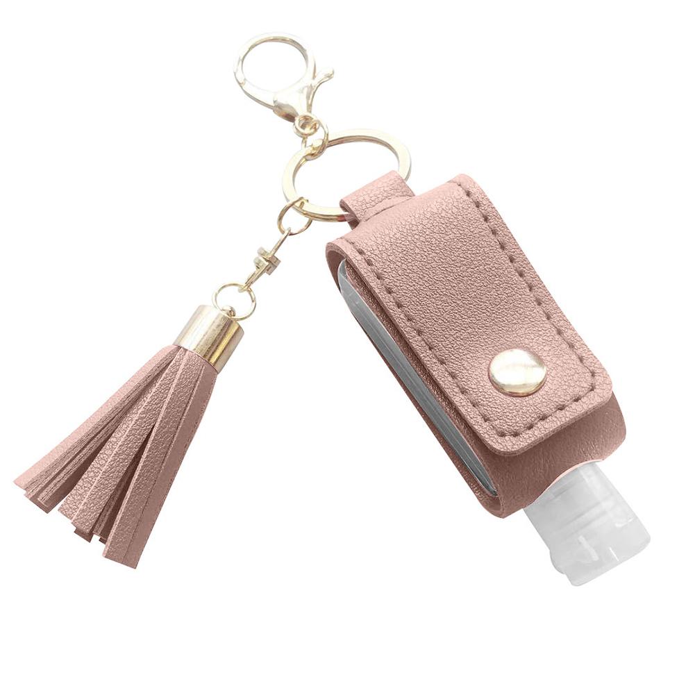 Portable Refillable Sanitizer Antibacterial Key Holder Pendant Ornament