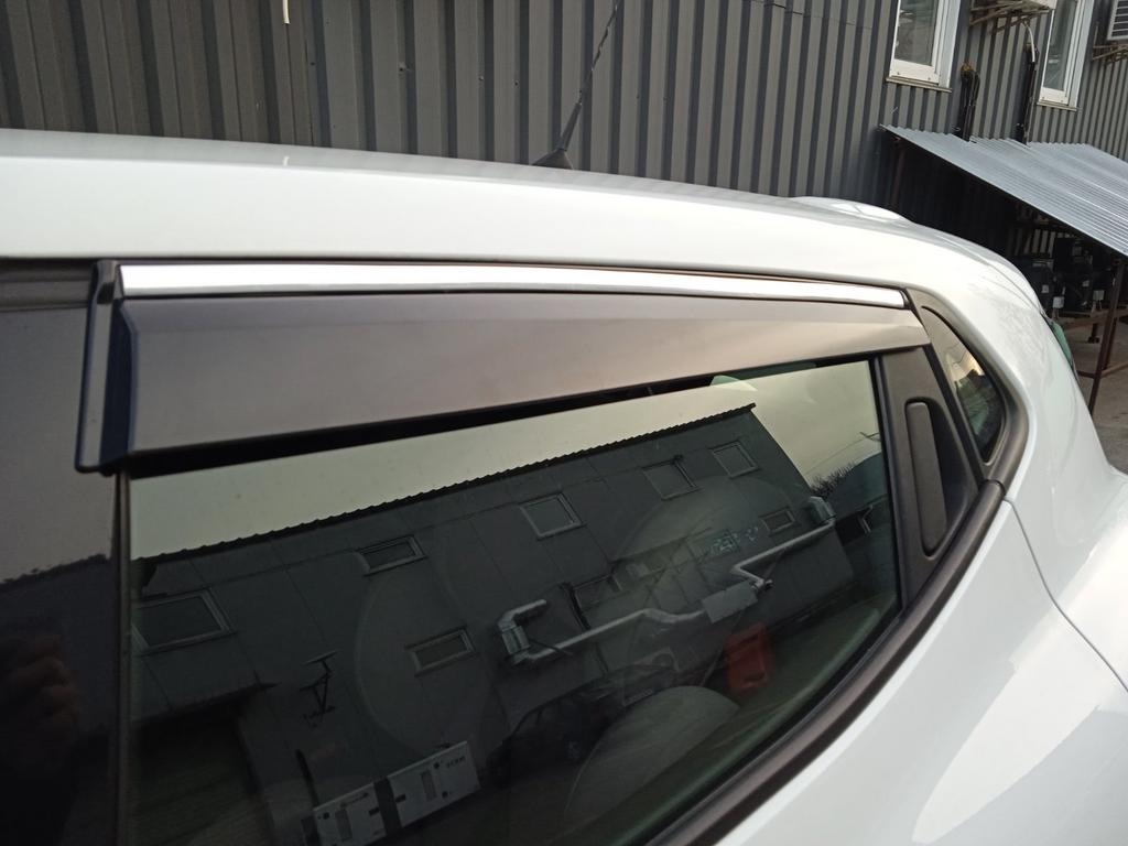 Windshields with Chrome (4 Pcs, Sunplex Chrome) for Renault Clio V 2019-2024