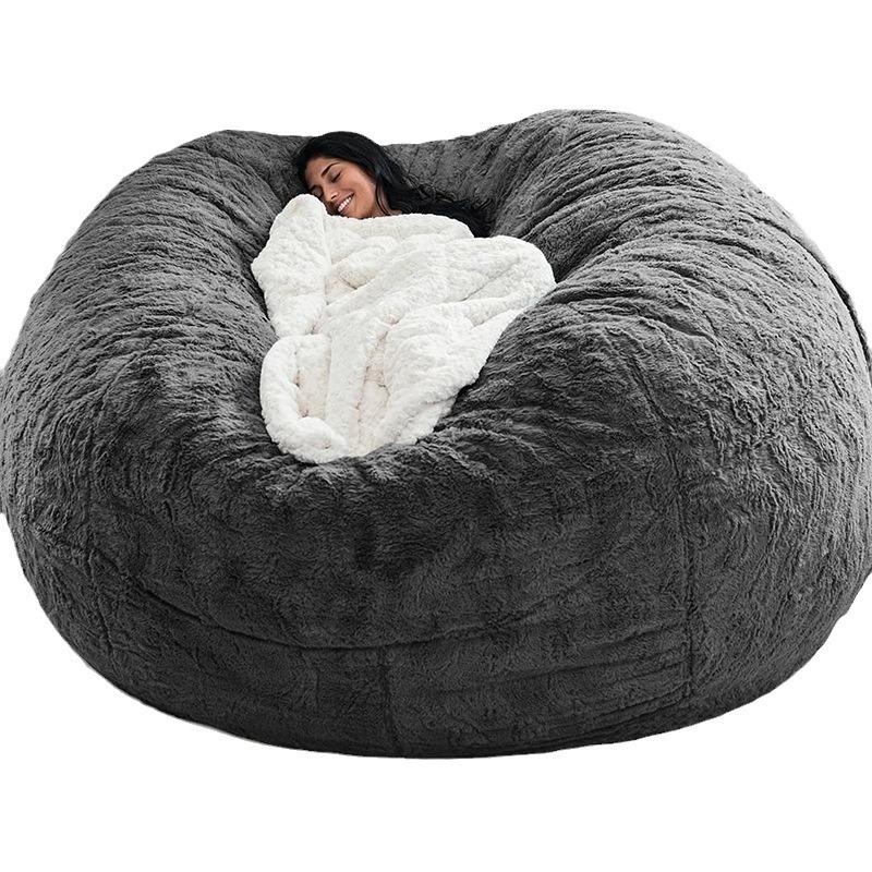 Extra Large Plush Bean Bag Chair Cover - No Filling Included