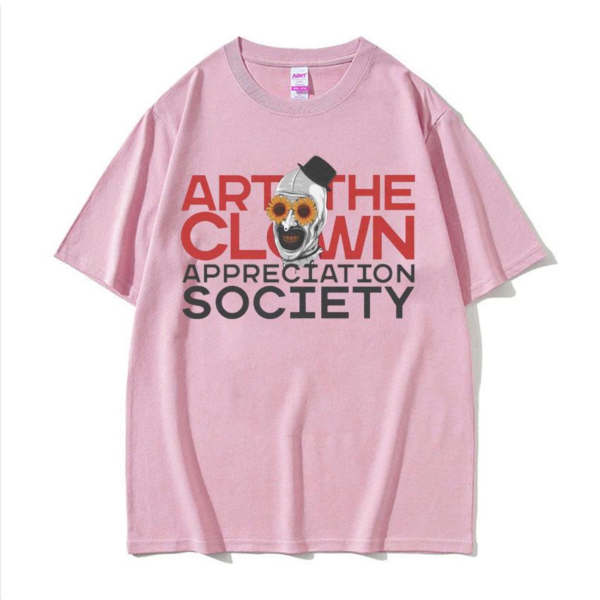 Art The Clown Appreciation Society Tee Shirt Funny Meme T Shirt Men Women Harajuku Y2k Oversized 100 Cotton Tshirt Streetwear