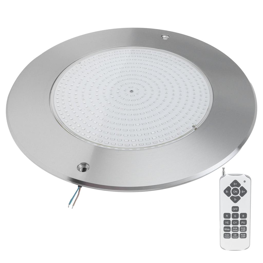 IP68 LED Underwater Light 25W Colorful Wall Mounted Swimming Pool Light with Remote Control