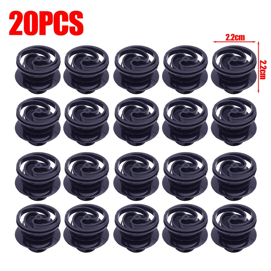 20/40x Auto Door Card Retainer Trim Panel Clips Push-Type Interior Rivets Fastener Clip For VW Volkswagen Golf Mk4 Passat B5