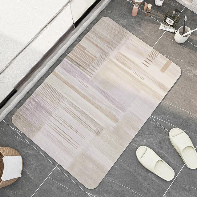 Super absorpční koupelnová předložka Protiskluzové geometrické předložky do vany Diatom Rychleschnoucí koberec do sprchy Severská kuchyně Rohožka Tapis De Bain