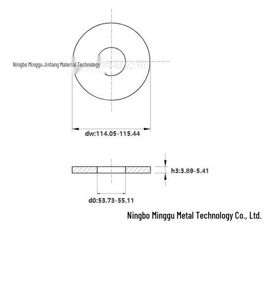 1/2 Inch 316 Stainless Steel Narrow Type Flat Washer, Large SAE/USS Flat Washer