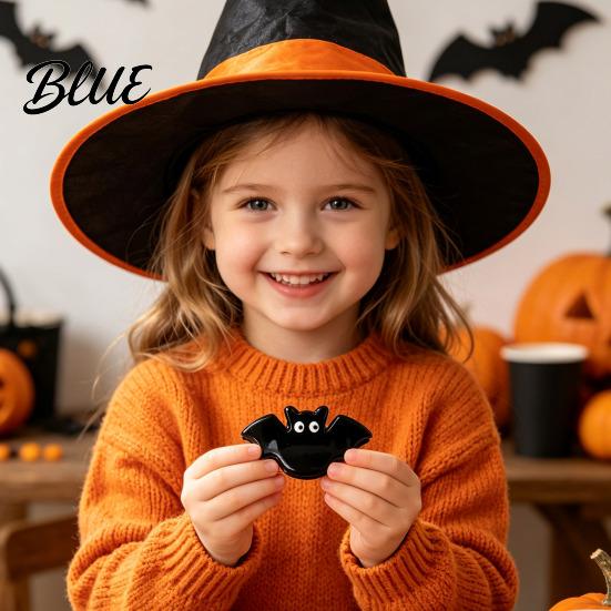 Decorative Bat Hair Pins Halloween Cartoon Clips for Women Girls Acrylic Glitter Pumpkin/Ghost/Bat/Cat Cute Pumpkin Ghost Accessories Accessories,