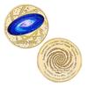 Five Commemorative Coins of the Milky Way Galaxy, Gold-plated and Silver Plated Commemorative Medals, Collecting Commemorative Gifts for Enthusiasts