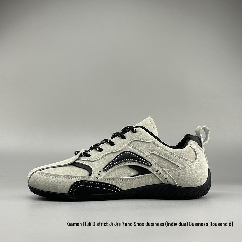 Retro European & American Fashion Men's Non-Slip Low-Top Casual Shoes - 'Forrest Gump' Wear-Resistant Sports Flats