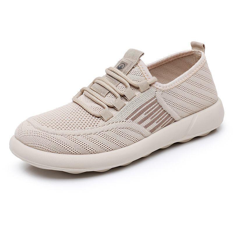 Shoes summer new single shoes flying woven breathable lightweight comfortable casual shoes