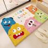 Children'S Imitation Cashmere Student Seat Cushion Toilet Bathroom Absorbent Floor Mat Toilet Non-Slip Warm Foot Cushion Fart Cushion