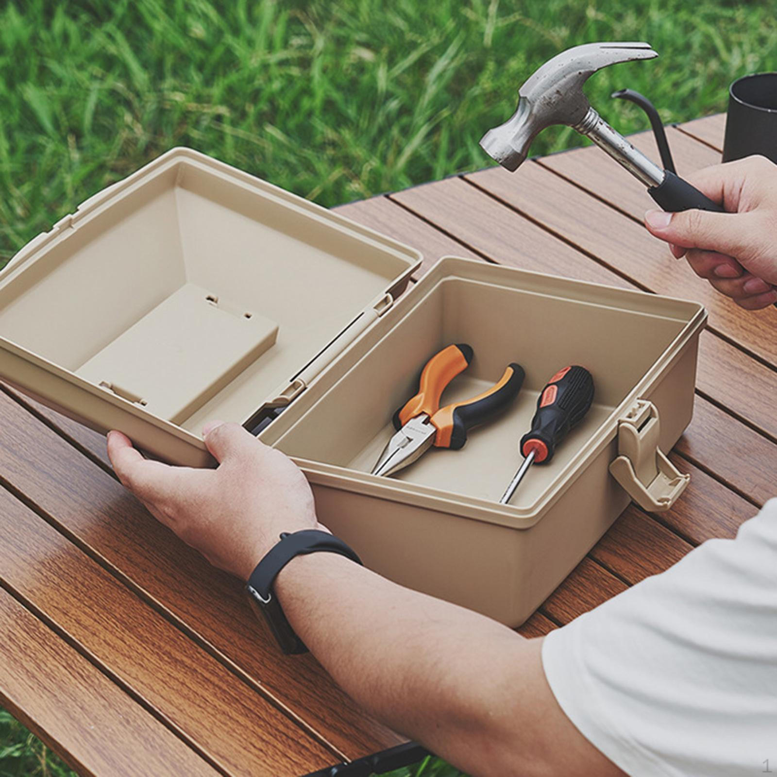 

Открытый контейнер для хранения для кемпинга и путешествий хаки