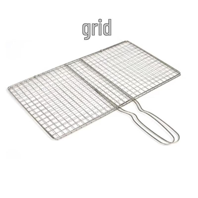 Minnai Thick Stainless Steel BBQ Grill Clip & Basket