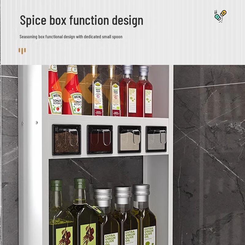 3-Tier Space Aluminum Wall-Mounted Kitchen Storage Rack