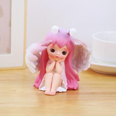 Figurki dekoracyjne do pokoju dziecięcego Kawaii Figurka anioła Akcesoria do pokoju dziecięcego Dziewczyna Ogród wróżek Dekoracyjna figurka Dekoracja