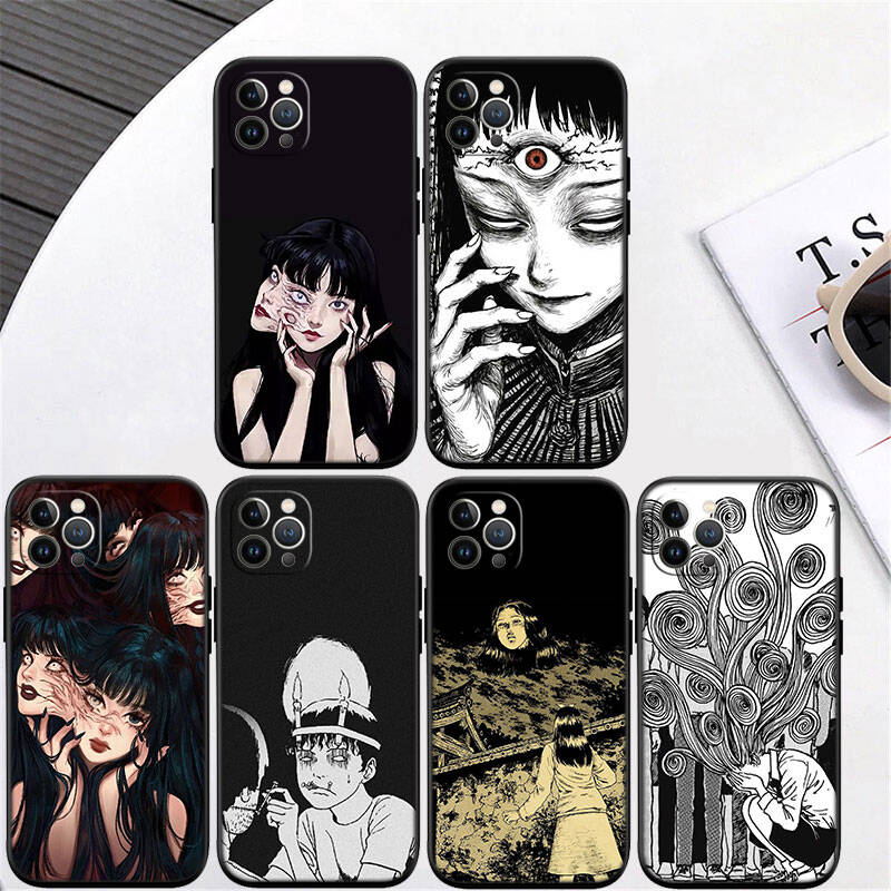 MH79 Junji Ito Tomie Phone Shell Case for iPhone 7 8 11 12 13 14 15 16 17 16E XS Pro Max XR X SE Air