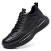 Men's shoes spring and autumn trendy shoes 2025 new fashion men's casual sports leather shoes men's business casual shoes