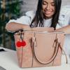 Cherry Keychain Bag Pendant Bag Accessory Plush Texture Key Holder Key Ornament Suitable for Gifting and Daily Use