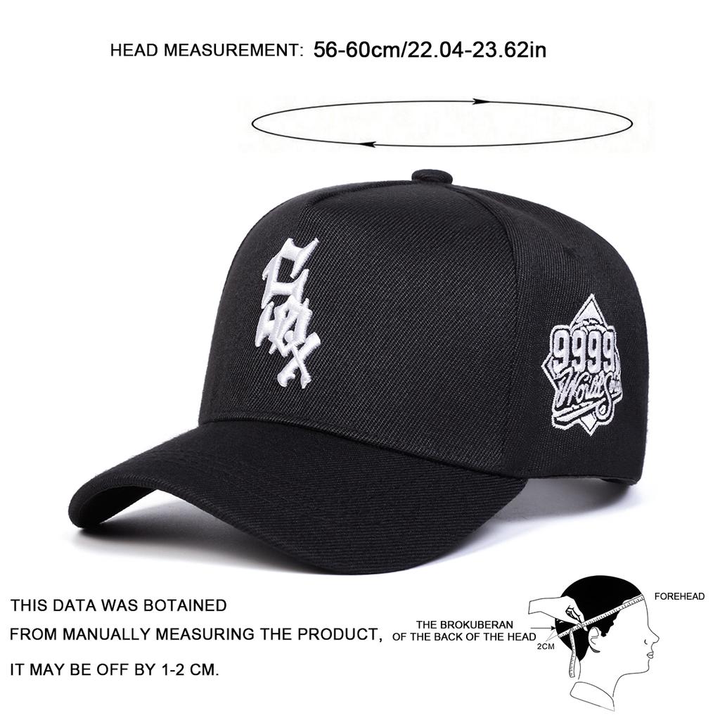 Men Letter Embroidered  Baseball Cap Outdoor Adjustable Sunscreen Leisure Hat Spring Autumn Travel Tourism Beach Vacation
