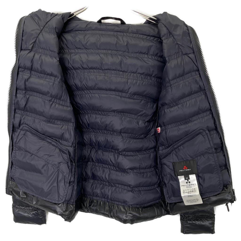 PEUTEREY PED4212 Black Hooded Down Jacket Jacket 38 blackUsed