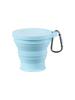 Gobelet de voyage pliable en silicone Leeseph, gobelet de camping pliable, gobelet portable réutilisable pour la randonnée, l'extérieur et les voyages