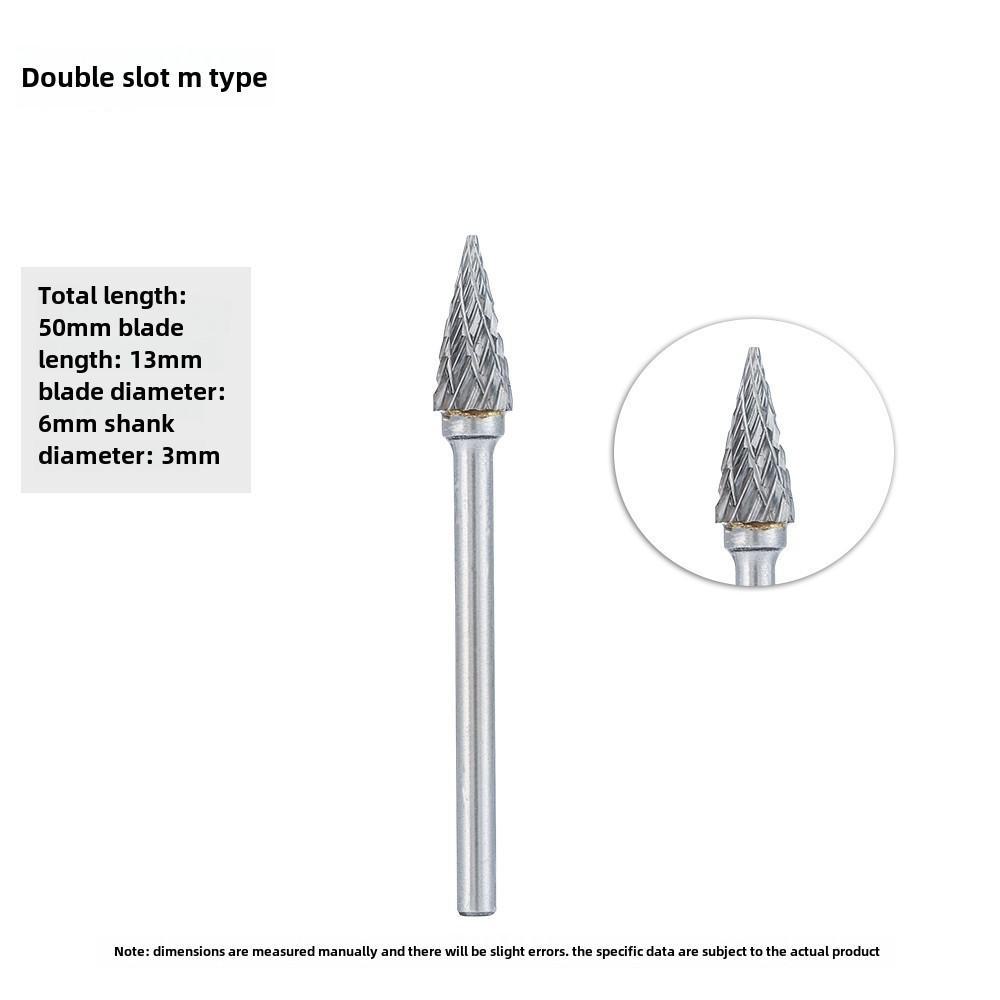 Rotationsfeile aus Hartmetall und Wolframstahl, Schleif- und Fräser für Holzgravuren