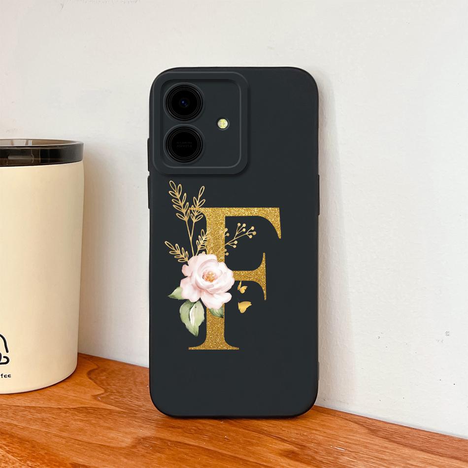 For Honor Play 10 10A 10T Case For Honor Play10 Elegant Rose Letters Soft Back Cover Camera Protection High Quality Phone Cases