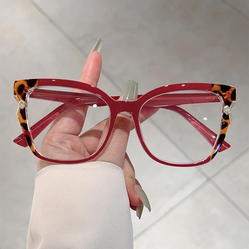 Women Vintage Glasses Stylish New Multi-color Rim Blue Light Blocking Decor Eyeglasses Trendy Brand Design Optical Frames