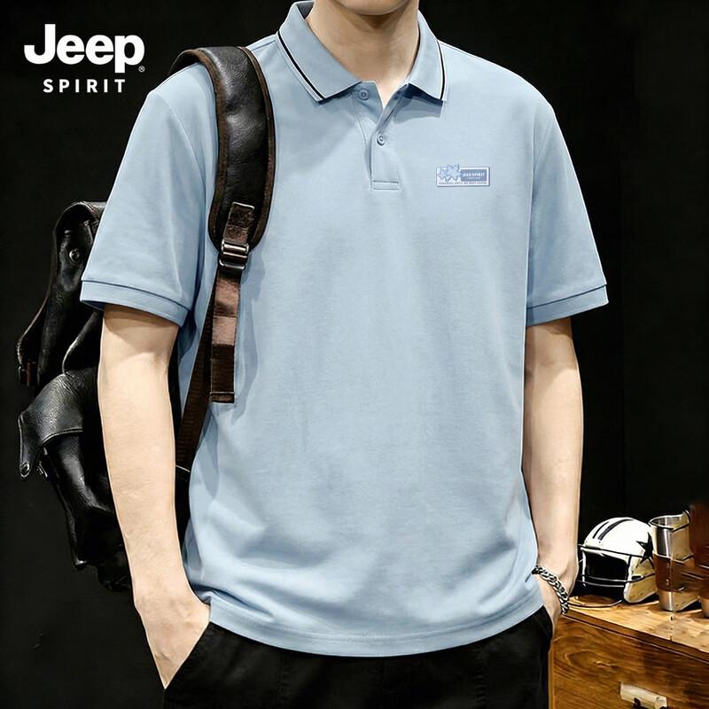 JEEP SPIRIT Men's 2026 Summer Short-Sleeve Polo Shirt
