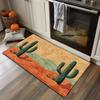 Cactus Print Carpet Soft Absorbent Home Decor Bathroom Kitchen Mat Multifunctional Indoor Outdoor Decor Door Mat
